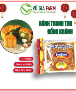 [BÁNH TRUNG THU] Bánh Nướng Trung Thu Đồng Khánh Hạt Sen 1 Trứng (150g) Chính Hiệu Bông Lúa Vàng