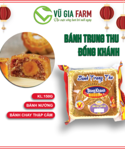 [BÁNH TRUNG THU CHAY] Bánh Nướng Trung Thu Đồng Khánh Chay Thập Cẩm (150g) Chính Hiệu Bông Lúa Vàng