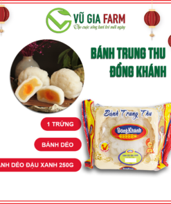 [BÁNH TRUNG THU] Bánh Dẻo Trung Thu Đồng Khánh Đậu Xanh 1 Trứng (250G) Chính Hiệu Bông Lúa Vàng