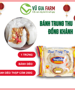 [BÁNH TRUNG THU] Bánh Dẻo Trung Thu Đồng Khánh Thập Cẩm 1 Trứng (250G) Chính Hiệu Bông Lúa Vàng